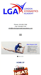 Mobile Screenshot of londongymnasticsacademy.com